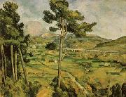 Paul Cezanne La Montagne Sainte-Victoire depuis Bellevue France oil painting artist